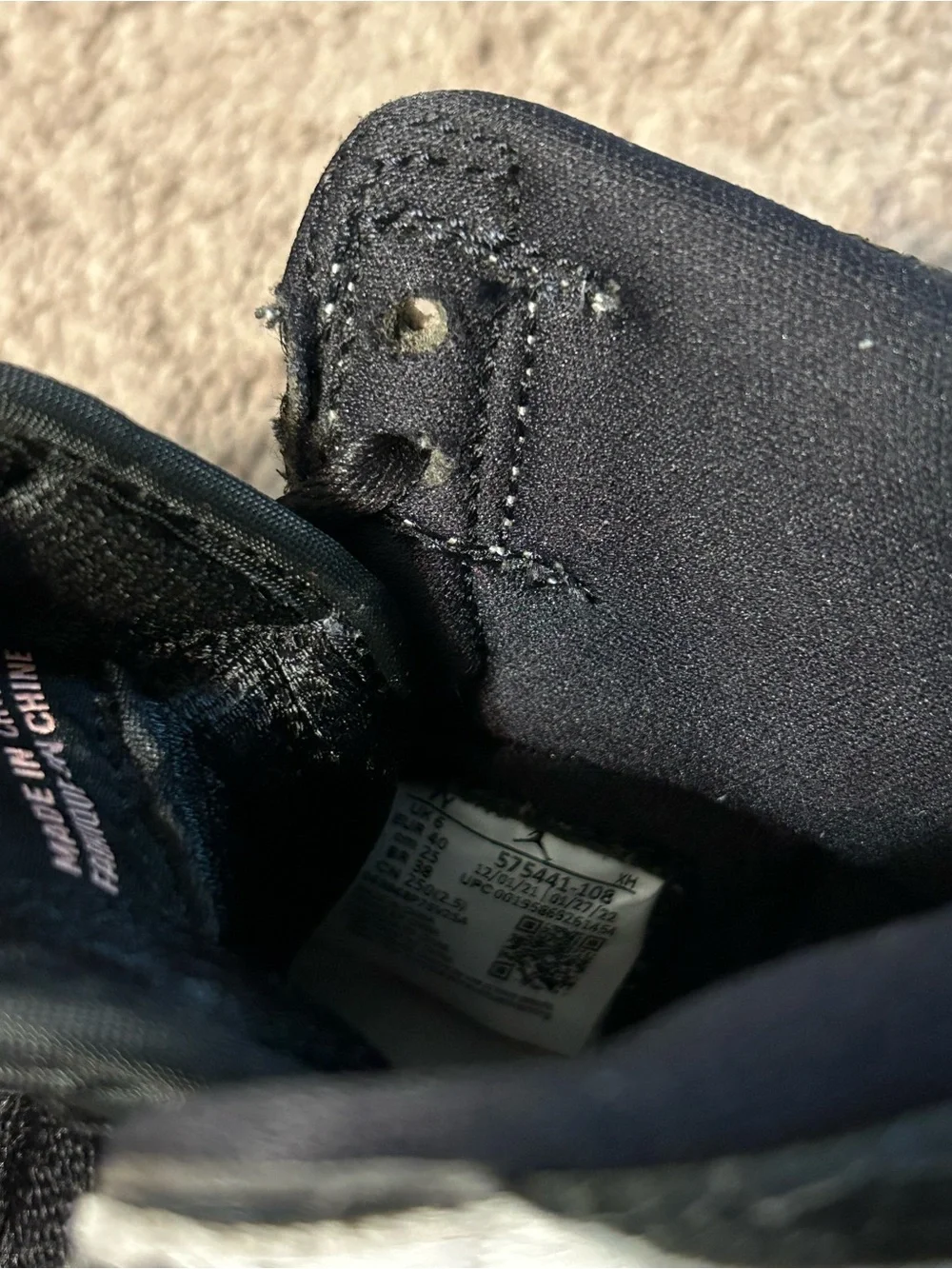 Jordan 1 OG High Stage Haze 7Y